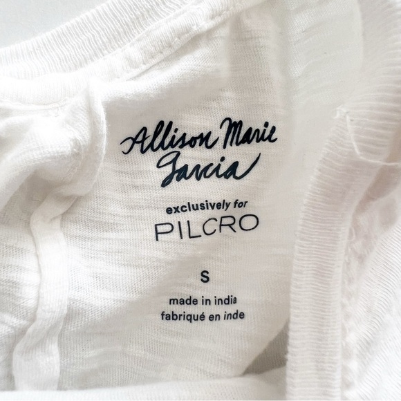 Anthropologie Pilcro Allison Marie Garcia Butterfly Graphic Tee Shirt Top - Picture 3 of 4